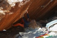Bouldering in Hueco Tanks on 12/29/2019 with Blue Lizard Climbing and Yoga

Filename: SRM_20191229_1549300.jpg
Aperture: f/5.6
Shutter Speed: 1/320
Body: Canon EOS-1D Mark II
Lens: Canon EF 50mm f/1.8 II