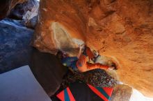 Bouldering in Hueco Tanks on 12/29/2019 with Blue Lizard Climbing and Yoga

Filename: SRM_20191229_1711540.jpg
Aperture: f/3.2
Shutter Speed: 1/200
Body: Canon EOS-1D Mark II
Lens: Canon EF 16-35mm f/2.8 L