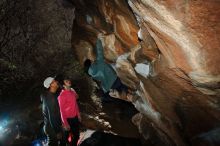 Bouldering in Hueco Tanks on 12/30/2019 with Blue Lizard Climbing and Yoga
Filename: SRM_20191230_1225400.jpg
Aperture: f/8.0
Shutter Speed: 1/250
Body: Canon EOS-1D Mark II
Lens: Canon EF 16-35mm f/2.8 L