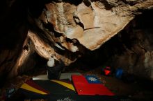 Bouldering in Hueco Tanks on 12/30/2019 with Blue Lizard Climbing and Yoga

Filename: SRM_20191230_1718510.jpg
Aperture: f/8.0
Shutter Speed: 1/250
Body: Canon EOS-1D Mark II
Lens: Canon EF 16-35mm f/2.8 L