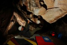 Bouldering in Hueco Tanks on 12/30/2019 with Blue Lizard Climbing and Yoga

Filename: SRM_20191230_1726550.jpg
Aperture: f/8.0
Shutter Speed: 1/250
Body: Canon EOS-1D Mark II
Lens: Canon EF 16-35mm f/2.8 L