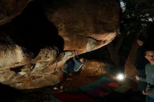 Bouldering in Hueco Tanks on 12/31/2019 with Blue Lizard Climbing and Yoga

Filename: SRM_20191231_1738220.jpg
Aperture: f/6.3
Shutter Speed: 1/250
Body: Canon EOS-1D Mark II
Lens: Canon EF 16-35mm f/2.8 L