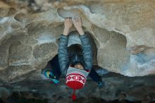 Bouldering in Hueco Tanks on 01/01/2020 with Blue Lizard Climbing and Yoga
Filename: SRM_20200101_1644121.jpg
Aperture: f/3.5
Shutter Speed: 1/250
Body: Canon EOS-1D Mark II
Lens: Canon EF 50mm f/1.8 II