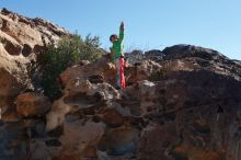 Bouldering in Hueco Tanks on 01/03/2020 with Blue Lizard Climbing and Yoga
Filename: SRM_20200103_1149510.jpg
Aperture: f/10.0
Shutter Speed: 1/250
Body: Canon EOS-1D Mark II
Lens: Canon EF 50mm f/1.8 II