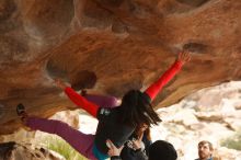 Bouldering in Hueco Tanks on 01/02/2020 with Blue Lizard Climbing and Yoga
Filename: SRM_20200102_1124360.jpg
Aperture: f/3.2
Shutter Speed: 1/250
Body: Canon EOS-1D Mark II
Lens: Canon EF 50mm f/1.8 II
