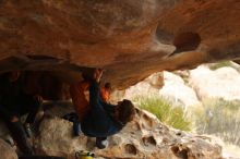 Bouldering in Hueco Tanks on 01/02/2020 with Blue Lizard Climbing and Yoga
Filename: SRM_20200102_1126410.jpg
Aperture: f/3.2
Shutter Speed: 1/250
Body: Canon EOS-1D Mark II
Lens: Canon EF 50mm f/1.8 II