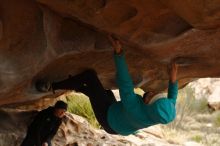 Bouldering in Hueco Tanks on 01/02/2020 with Blue Lizard Climbing and Yoga
Filename: SRM_20200102_1149140.jpg
Aperture: f/4.0
Shutter Speed: 1/250
Body: Canon EOS-1D Mark II
Lens: Canon EF 50mm f/1.8 II