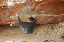 Bouldering in Hueco Tanks on 01/02/2020 with Blue Lizard Climbing and Yoga

Filename: SRM_20200102_1616480.jpg
Aperture: f/2.0
Shutter Speed: 1/250
Body: Canon EOS-1D Mark II
Lens: Canon EF 50mm f/1.8 II
