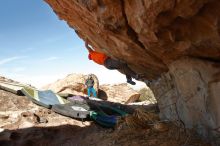 Bouldering in Hueco Tanks on 01/08/2020 with Blue Lizard Climbing and Yoga

Filename: SRM_20200108_1331490.jpg
Aperture: f/8.0
Shutter Speed: 1/500
Body: Canon EOS-1D Mark II
Lens: Canon EF 16-35mm f/2.8 L