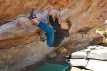 Bouldering in Hueco Tanks on 01/08/2020 with Blue Lizard Climbing and Yoga

Filename: SRM_20200108_1348140.jpg
Aperture: f/6.3
Shutter Speed: 1/400
Body: Canon EOS-1D Mark II
Lens: Canon EF 16-35mm f/2.8 L