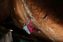 Bouldering in Hueco Tanks on 01/08/2020 with Blue Lizard Climbing and Yoga
Filename: SRM_20200108_1516180.jpg
Aperture: f/5.6
Shutter Speed: 1/250
Body: Canon EOS-1D Mark II
Lens: Canon EF 16-35mm f/2.8 L