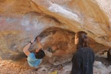 Bouldering in Hueco Tanks on 01/18/2020 with Blue Lizard Climbing and Yoga

Filename: SRM_20200118_1314510.jpg
Aperture: f/2.8
Shutter Speed: 1/250
Body: Canon EOS-1D Mark II
Lens: Canon EF 50mm f/1.8 II
