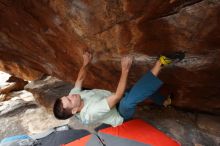 Bouldering in Hueco Tanks on 01/27/2020 with Blue Lizard Climbing and Yoga
Filename: SRM_20200127_1344330.jpg
Aperture: f/4.5
Shutter Speed: 1/250
Body: Canon EOS-1D Mark II
Lens: Canon EF 16-35mm f/2.8 L