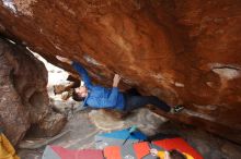 Bouldering in Hueco Tanks on 01/27/2020 with Blue Lizard Climbing and Yoga

Filename: SRM_20200127_1434180.jpg
Aperture: f/4.5
Shutter Speed: 1/250
Body: Canon EOS-1D Mark II
Lens: Canon EF 16-35mm f/2.8 L