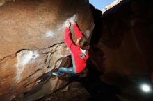 Bouldering in Hueco Tanks on 02/08/2020 with Blue Lizard Climbing and Yoga
Filename: SRM_20200208_1407010.jpg
Aperture: f/5.6
Shutter Speed: 1/250
Body: Canon EOS-1D Mark II
Lens: Canon EF 16-35mm f/2.8 L