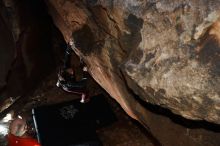 Bouldering in Hueco Tanks on 02/08/2020 with Blue Lizard Climbing and Yoga
Filename: SRM_20200208_1443510.jpg
Aperture: f/5.6
Shutter Speed: 1/250
Body: Canon EOS-1D Mark II
Lens: Canon EF 16-35mm f/2.8 L