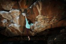 Bouldering in Hueco Tanks on 02/08/2020 with Blue Lizard Climbing and Yoga
Filename: SRM_20200208_1619470.jpg
Aperture: f/8.0
Shutter Speed: 1/250
Body: Canon EOS-1D Mark II
Lens: Canon EF 16-35mm f/2.8 L