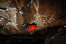 Bouldering in Hueco Tanks on 02/08/2020 with Blue Lizard Climbing and Yoga
Filename: SRM_20200208_1620240.jpg
Aperture: f/8.0
Shutter Speed: 1/250
Body: Canon EOS-1D Mark II
Lens: Canon EF 16-35mm f/2.8 L