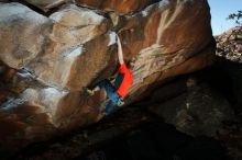 Bouldering in Hueco Tanks on 02/08/2020 with Blue Lizard Climbing and Yoga
Filename: SRM_20200208_1624480.jpg
Aperture: f/8.0
Shutter Speed: 1/250
Body: Canon EOS-1D Mark II
Lens: Canon EF 16-35mm f/2.8 L