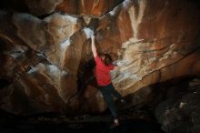 Bouldering in Hueco Tanks on 02/08/2020 with Blue Lizard Climbing and Yoga
Filename: SRM_20200208_1631490.jpg
Aperture: f/8.0
Shutter Speed: 1/250
Body: Canon EOS-1D Mark II
Lens: Canon EF 16-35mm f/2.8 L