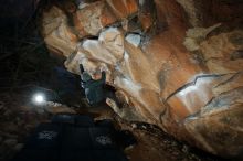 Bouldering in Hueco Tanks on 01/06/2020 with Blue Lizard Climbing and Yoga
Filename: SRM_20200106_1117170.jpg
Aperture: f/8.0
Shutter Speed: 1/250
Body: Canon EOS-1D Mark II
Lens: Canon EF 16-35mm f/2.8 L