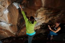 Bouldering in Hueco Tanks on 02/14/2020 with Blue Lizard Climbing and Yoga

Filename: SRM_20200214_1316000.jpg
Aperture: f/8.0
Shutter Speed: 1/250
Body: Canon EOS-1D Mark II
Lens: Canon EF 16-35mm f/2.8 L