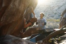 Bouldering in Hueco Tanks on 02/14/2020 with Blue Lizard Climbing and Yoga

Filename: SRM_20200214_1815430.jpg
Aperture: f/3.5
Shutter Speed: 1/250
Body: Canon EOS-1D Mark II
Lens: Canon EF 50mm f/1.8 II