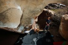Bouldering in Hueco Tanks on 02/16/2020 with Blue Lizard Climbing and Yoga

Filename: SRM_20200216_1405190.jpg
Aperture: f/8.0
Shutter Speed: 1/250
Body: Canon EOS-1D Mark II
Lens: Canon EF 16-35mm f/2.8 L