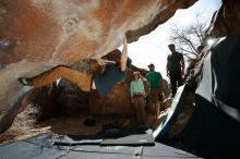 Bouldering in Hueco Tanks on 02/16/2020 with Blue Lizard Climbing and Yoga
Filename: SRM_20200216_1412570.jpg
Aperture: f/8.0
Shutter Speed: 1/250
Body: Canon EOS-1D Mark II
Lens: Canon EF 16-35mm f/2.8 L