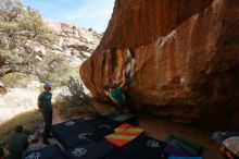 Bouldering in Hueco Tanks on 02/16/2020 with Blue Lizard Climbing and Yoga

Filename: SRM_20200216_1445210.jpg
Aperture: f/8.0
Shutter Speed: 1/200
Body: Canon EOS-1D Mark II
Lens: Canon EF 16-35mm f/2.8 L