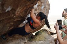 Bouldering in Hueco Tanks on 02/17/2020 with Blue Lizard Climbing and Yoga
Filename: SRM_20200217_1526400.jpg
Aperture: f/5.0
Shutter Speed: 1/400
Body: Canon EOS-1D Mark II
Lens: Canon EF 50mm f/1.8 II