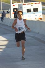 Scott Kimbell, bib #375, placed sixth overall, second in his class, with a time of 57:09 at The Girl Scout Scenic 10 Miler road race, Sunday, October 22, 2006.
Filename: SRM_20061022_0851525.jpg
Aperture: f/4.5
Shutter Speed: 1/250
Body: Canon EOS 20D
Lens: Canon EF 80-200mm f/2.8 L