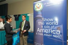 The Asian Business Students Association (ABSA) and the Hispanic Business Student Association (HBSA) hosted the career fair in the San Jacinto Residence Hall, Tuesday, February 6, 2007.
Filename: SRM_20070206_1829343.jpg
Aperture: f/6.3
Shutter Speed: 1/125
Body: Canon EOS-1D Mark II
Lens: Sigma 15-30mm f/3.5-4.5 EX Aspherical DG DF