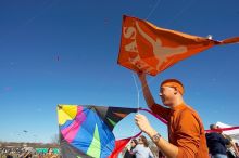 Chris Lam attempts to fly his UT kite at the 79th annual Zilker Park Kite Festival, Sunday, March 4, 2007.
Filename: SRM_20070304_1532069.jpg
Aperture: f/11.0
Shutter Speed: 1/250
Body: Canon EOS-1D Mark II
Lens: Sigma 15-30mm f/3.5-4.5 EX Aspherical DG DF