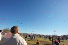 Former UT student Jeff Greenwell attempts to fly a kite at the 79th annual Zilker Park Kite Festival, Sunday, March 4, 2007.
Filename: SRM_20070304_1535049.jpg
Aperture: f/11.0
Shutter Speed: 1/250
Body: Canon EOS-1D Mark II
Lens: Sigma 15-30mm f/3.5-4.5 EX Aspherical DG DF