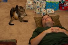 Christmas with the family, 2006.
Filename: SRM_20061224_0044420.jpg
Aperture: f/5.0
Shutter Speed: 1/200
Body: Canon EOS 20D
Lens: Canon EF 50mm f/1.8 II