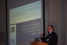 Nicholas A. Peppas gave the AIChE institute lecture, Le Plus Ça Change...Nanotechnology and Bioengineering in An Evolving Chemical Engineering World, on Wednesday, November 7, 2007.
Filename: SRM_20071107_1329563.jpg
Aperture: f/2.8
Shutter Speed: 1/250
Body: Canon EOS-1D Mark II
Lens: Canon EF 80-200mm f/2.8 L