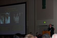 Nicholas A. Peppas gave the AIChE institute lecture, Le Plus &Atilde;�a Change...Nanotechnology and Bioengineering in An Evolving Chemical Engineering World, on Wednesday, November 7, 2007.

Filename: SRM_20071107_1339549.jpg
Aperture: f/4.0
Shutter Speed: 1/160
Body: Canon EOS-1D Mark II
Lens: Canon EF 80-200mm f/2.8 L