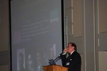 Nicholas A. Peppas gave the AIChE institute lecture, Le Plus Ça Change...Nanotechnology and Bioengineering in An Evolving Chemical Engineering World, on Wednesday, November 7, 2007.
Filename: SRM_20071107_1352083.jpg
Aperture: f/4.0
Shutter Speed: 1/250
Body: Canon EOS-1D Mark II
Lens: Canon EF 80-200mm f/2.8 L