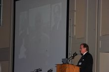 Nicholas A. Peppas gave the AIChE institute lecture, Le Plus Ça Change...Nanotechnology and Bioengineering in An Evolving Chemical Engineering World, on Wednesday, November 7, 2007.
Filename: SRM_20071107_1425307.jpg
Aperture: f/5.6
Shutter Speed: 1/250
Body: Canon EOS-1D Mark II
Lens: Canon EF 80-200mm f/2.8 L