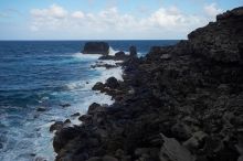 Hike to the Nakalele blowholes along the surf-beaten lava formations.
Filename: SRM_20071219_1338125.jpg
Aperture: f/10.0
Shutter Speed: 1/1000
Body: Canon EOS-1D Mark II
Lens: Sigma 15-30mm f/3.5-4.5 EX Aspherical DG DF