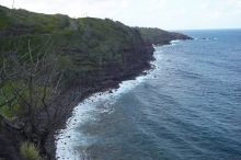 Near Kahakuloa on the north end of Maui, Hawai'i, 2007.
Filename: SRM_20071219_1451360.jpg
Aperture: f/10.0
Shutter Speed: 1/320
Body: Canon EOS-1D Mark II
Lens: Sigma 15-30mm f/3.5-4.5 EX Aspherical DG DF