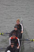 Texas' second varsity eight boat placed second with a time of 29:07.0. The women's rowing team competed in the 2008 Fighting Nutria on Saturday, February 16, 2008.
Filename: SRM_20080216_0827565.jpg
Aperture: f/4.0
Shutter Speed: 1/800
Body: Canon EOS-1D Mark II
Lens: Canon EF 300mm f/2.8 L IS