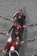 Texas' second varsity eight boat placed second with a time of 29:07.0. The women's rowing team competed in the 2008 Fighting Nutria on Saturday, February 16, 2008.
Filename: SRM_20080216_0828020.jpg
Aperture: f/4.0
Shutter Speed: 1/800
Body: Canon EOS-1D Mark II
Lens: Canon EF 300mm f/2.8 L IS