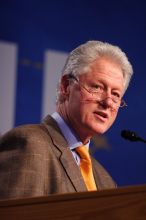 Former President Bill Clinton speaking at the CGIU meeting. Day one of the 2nd Annual Clinton Global Initiative University (CGIU) meeting was held at The University of Texas at Austin, Friday, February 13, 2009.
Filename: SRM_20090213_16184845.jpg
Aperture: f/2.8
Shutter Speed: 1/250
Body: Canon EOS 20D
Lens: Canon EF 300mm f/2.8 L IS