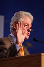 Former President Bill Clinton speaking at the CGIU meeting. Day one of the 2nd Annual Clinton Global Initiative University (CGIU) meeting was held at The University of Texas at Austin, Friday, February 13, 2009.
Filename: SRM_20090213_16205463.jpg
Aperture: f/2.8
Shutter Speed: 1/320
Body: Canon EOS 20D
Lens: Canon EF 300mm f/2.8 L IS