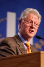 Former President Bill Clinton speaking at the CGIU meeting. Day one of the 2nd Annual Clinton Global Initiative University (CGIU) meeting was held at The University of Texas at Austin, Friday, February 13, 2009.
Filename: SRM_20090213_16383588.jpg
Aperture: f/2.8
Shutter Speed: 1/250
Body: Canon EOS 20D
Lens: Canon EF 300mm f/2.8 L IS