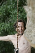 Jason Shear competing. CTM hosted a speed climbing event at Seismic Wall on Diving for Rocks to benefit the Austin Area Food Bank, Saturday, May 9, 2009.
Filename: SRM_20090509_11213464.jpg
Aperture: f/5.0
Shutter Speed: 1/400
Body: Canon EOS-1D Mark II
Lens: Canon EF 80-200mm f/2.8 L