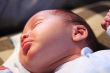 Baby Maddox Helbing, 3 weeks old, at Lake Oconee on Friday, November 27, 2009.
Filename: SRM_20091127_16485459.JPG
Aperture: f/2.0
Shutter Speed: 1/30
Body: Canon EOS 20D
Lens: Canon EF 50mm f/1.8 II