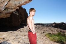 Rock climbing in Hueco Tanks State Park and Historic Site during the Hueco Tanks Awesome Fest 2.0 trip, Monday, September 06, 2010.
Filename: SRM_20100906_12124722.JPG
Aperture: f/10.0
Shutter Speed: 1/250
Body: Canon EOS 20D
Lens: Canon EF 16-35mm f/2.8 L